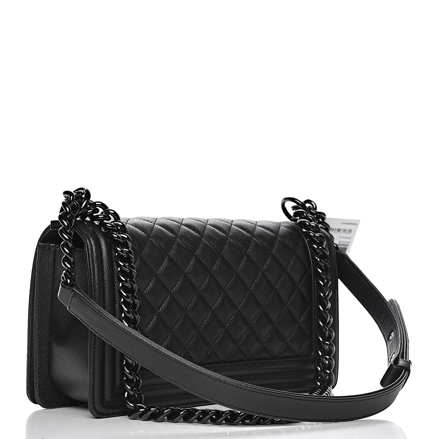 Chanel Caviar Quilted Medium Boy Flap So Black 3 of 13
