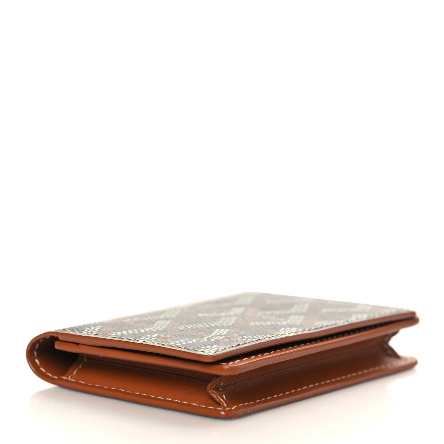 Goyard Goyardine Business Card Holder Black Gold 4 of 6
