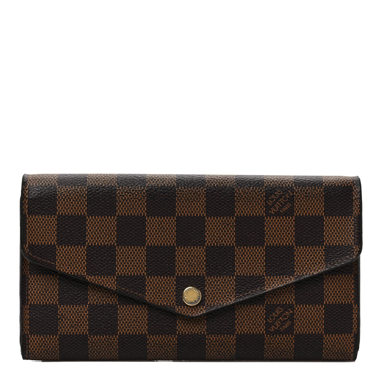 Louis Vuitton Damier Ebene Sarah Wallet NM 1 of 7