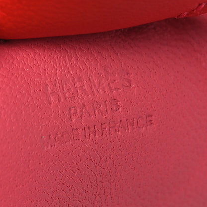 Hermes Milo Lambskin Grigri Rodeo Horse Bag Charm PM Rose Azalee Orange Poppy Rouge Indien 3 of 3