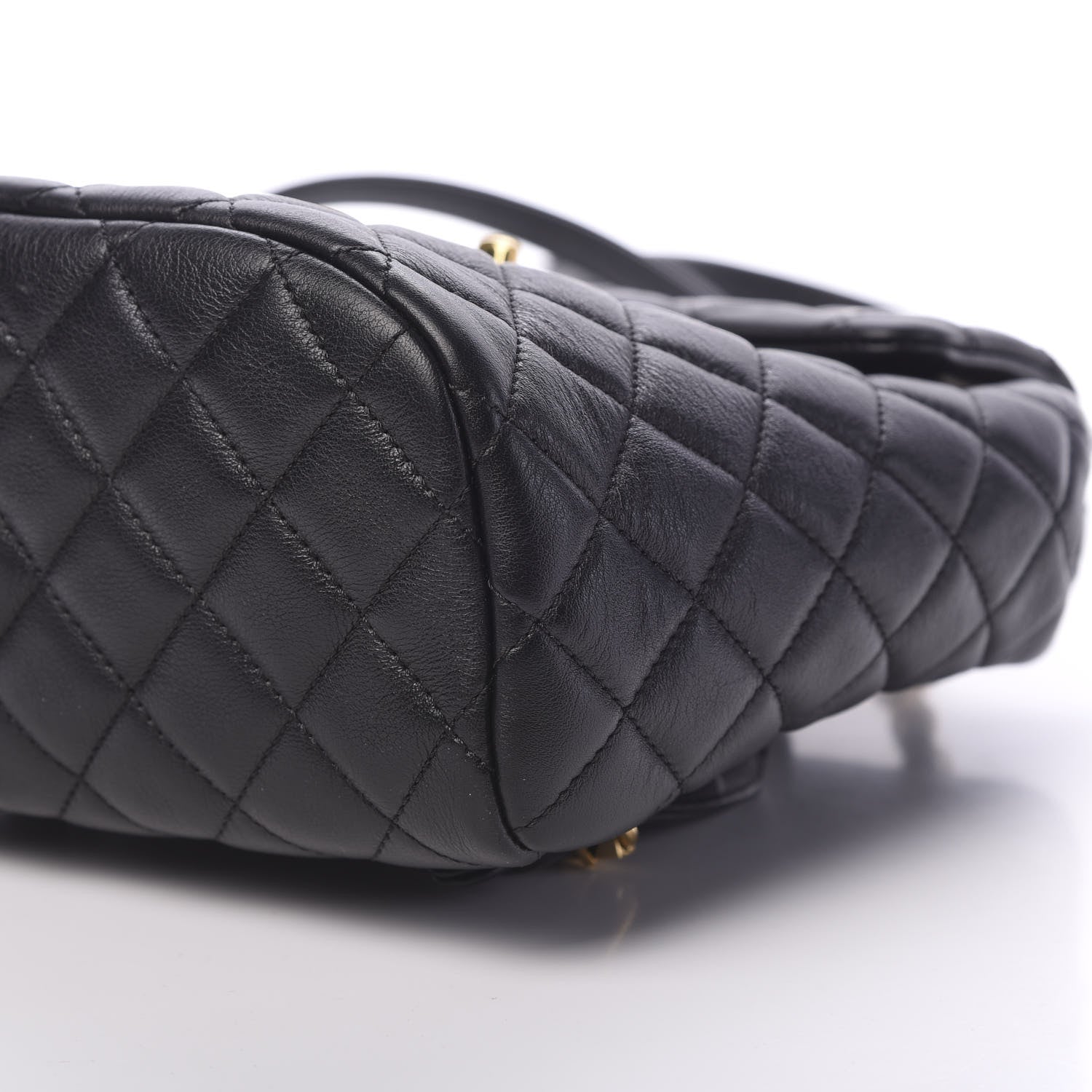 Chanel Calfskin Quilted Mini Urban Spirit Backpack Black 8 of 9