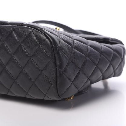 Chanel Calfskin Quilted Mini Urban Spirit Backpack Black 8 of 9