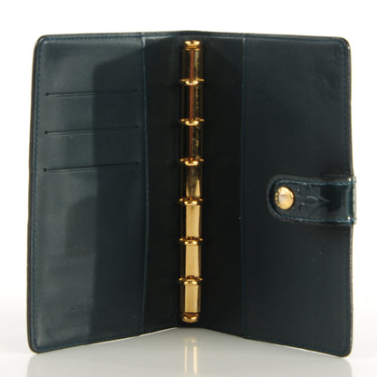 Louis Vuitton Vernis Small Ring Cover Agenda Blue Nuit 7 of 7