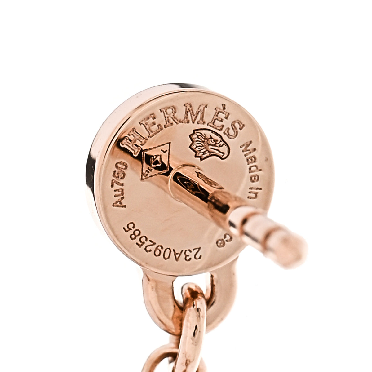 18K Rose Gold Kelly Clochette Earrings