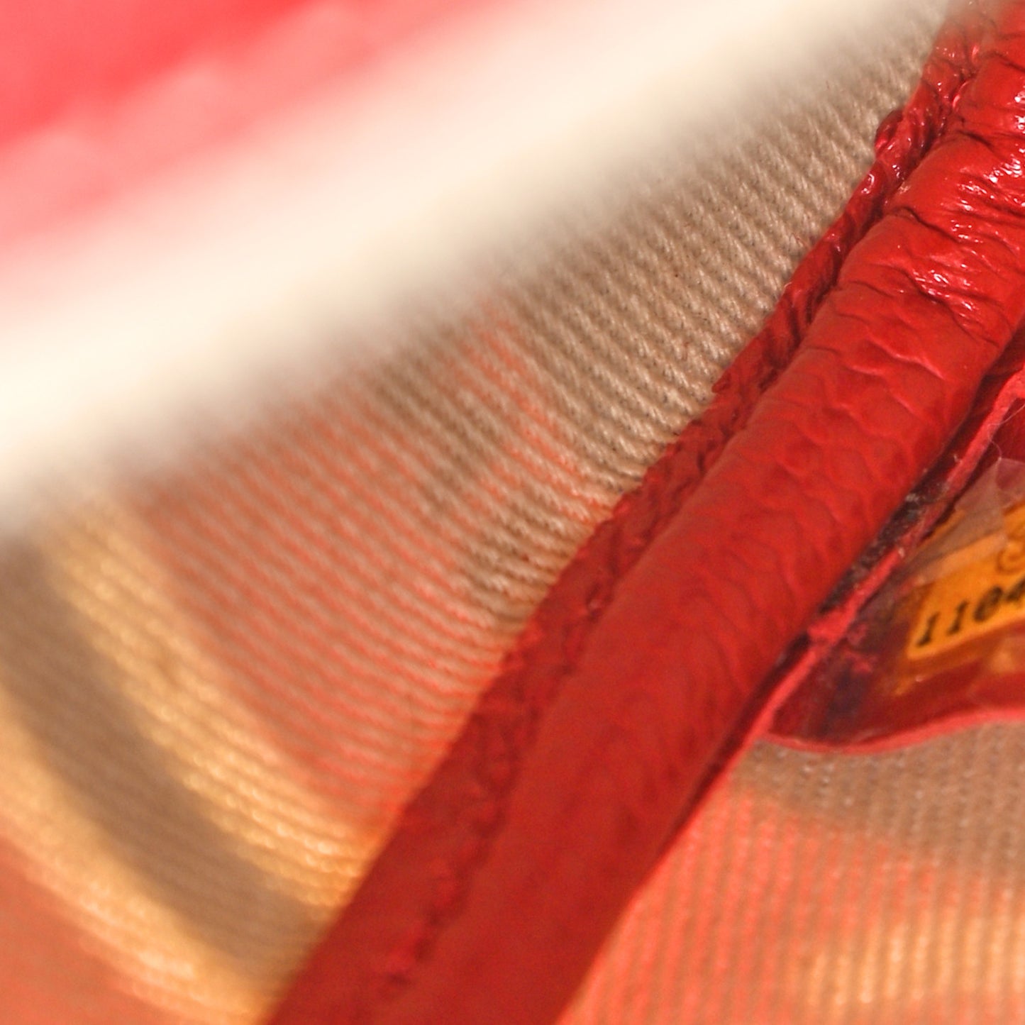 Coated Canvas Le Train Boston Bag Red