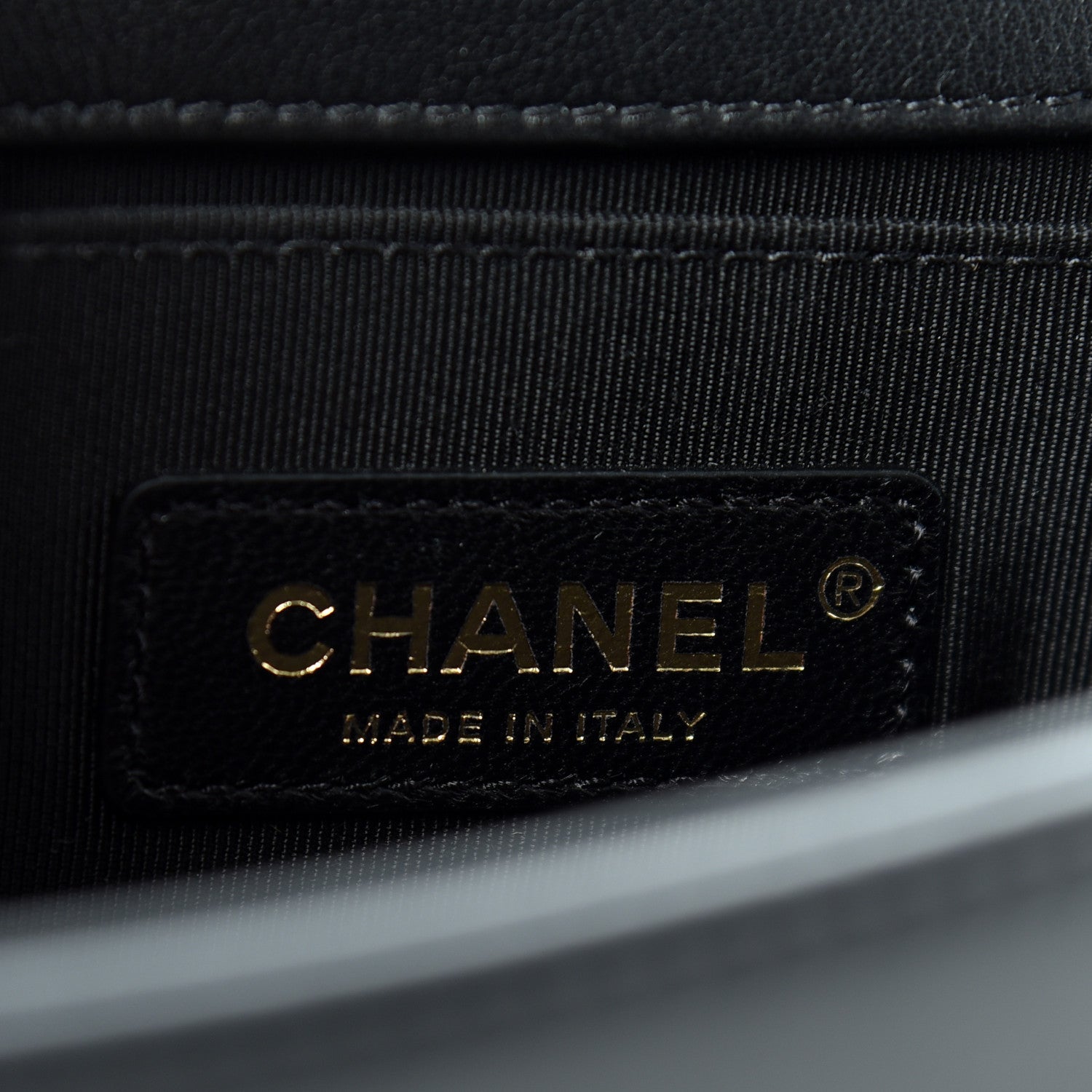 Chanel Calfskin Quilted Medium Boy Flap Black 8 of 10