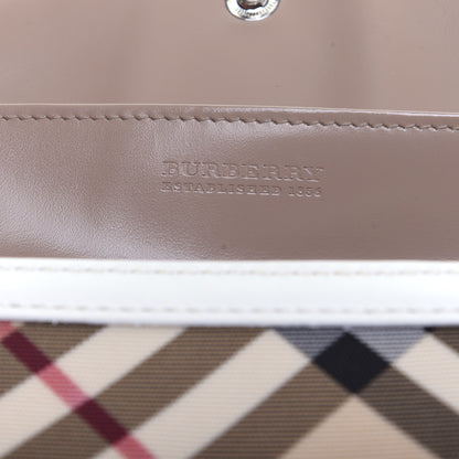 Burberry Nova Check Penrose Continental Wallet White 8 of 12