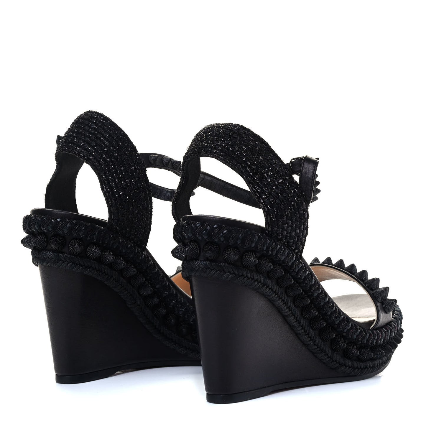 Calfskin Lata 110 Wedges 38 Black