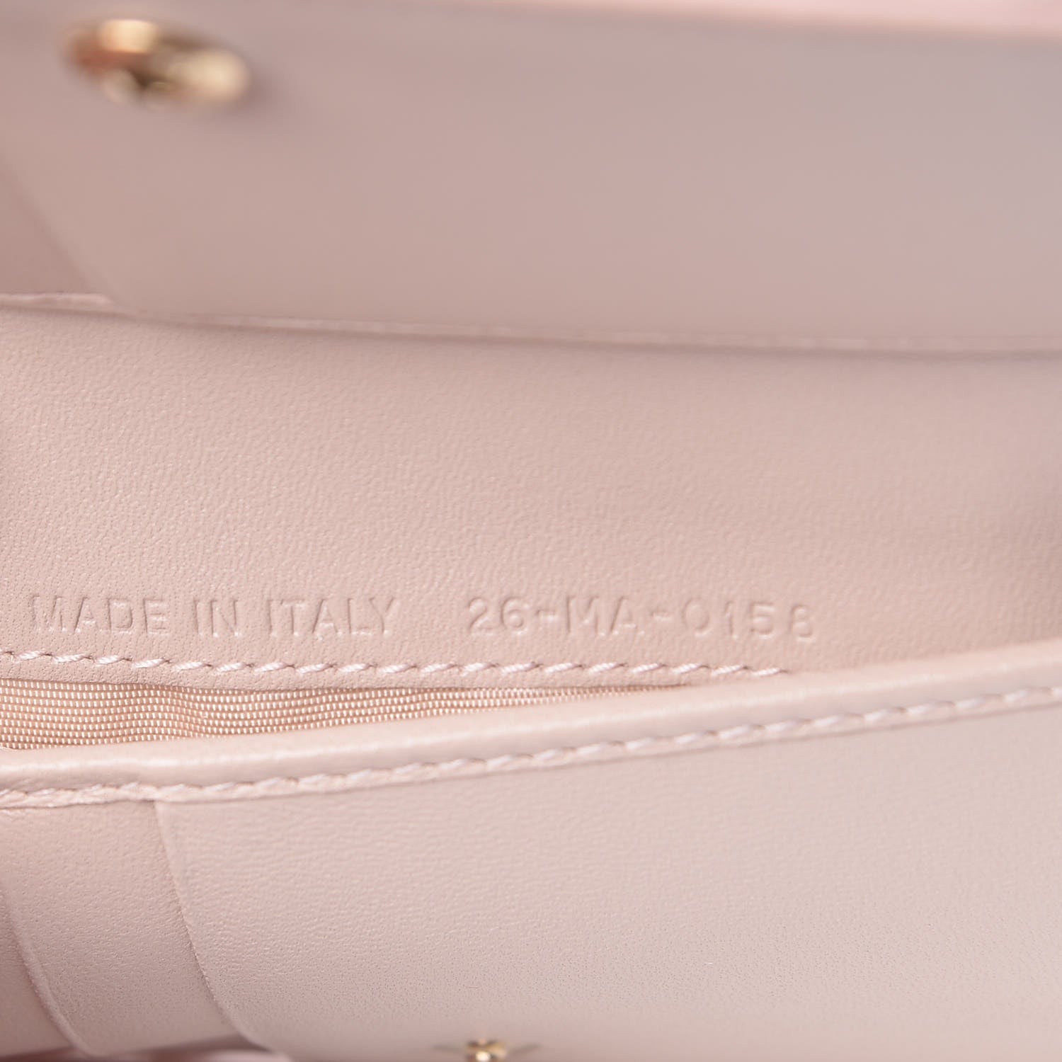 Christian Dior Grained Calfskin Cannage Diorama Wallet Rose Poudre 7 of 7