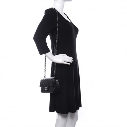 Chanel Lambskin Quilted Mini Rectangular Flap Black 2 of 11