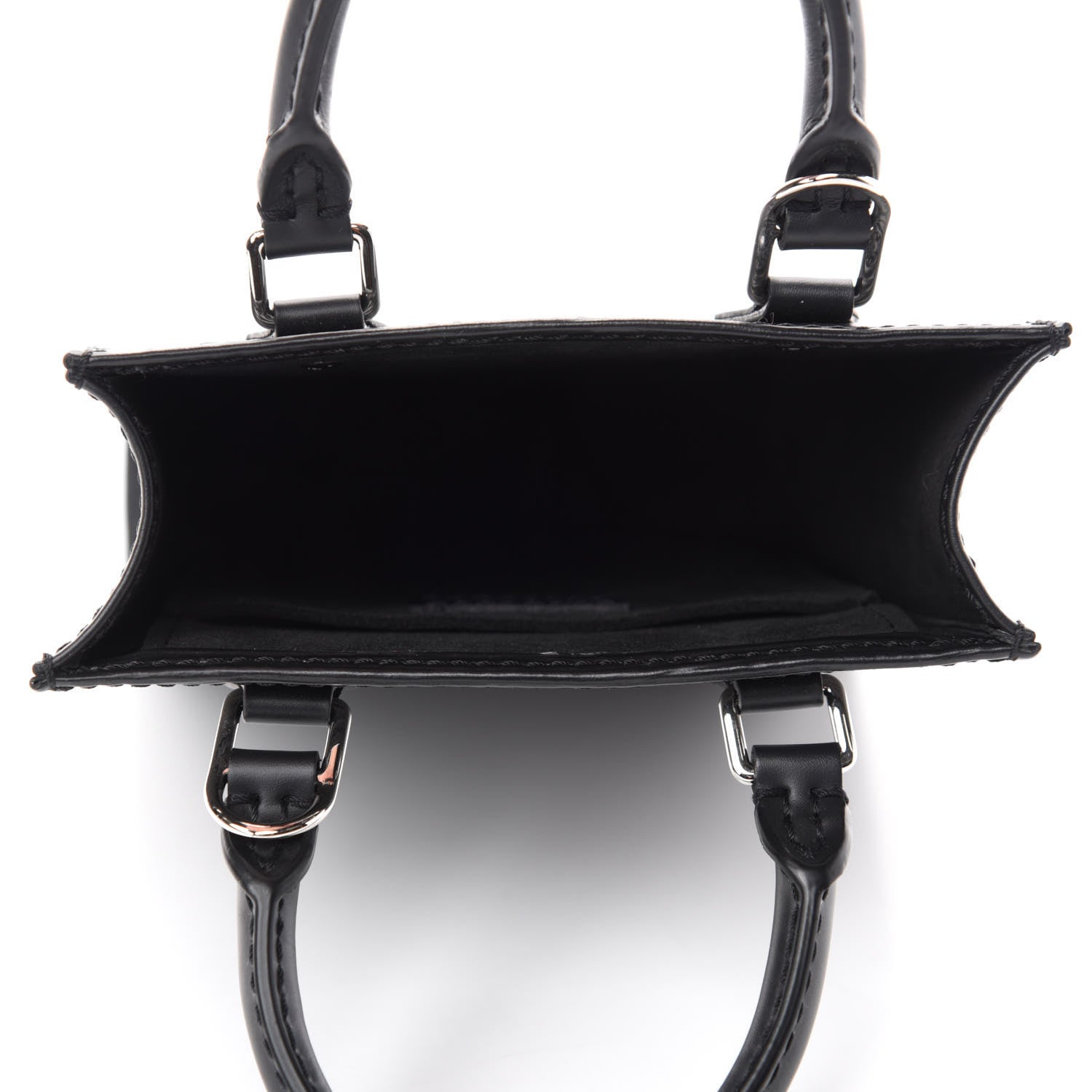 Louis Vuitton Epi Petit Sac Plat Black 5 of 10