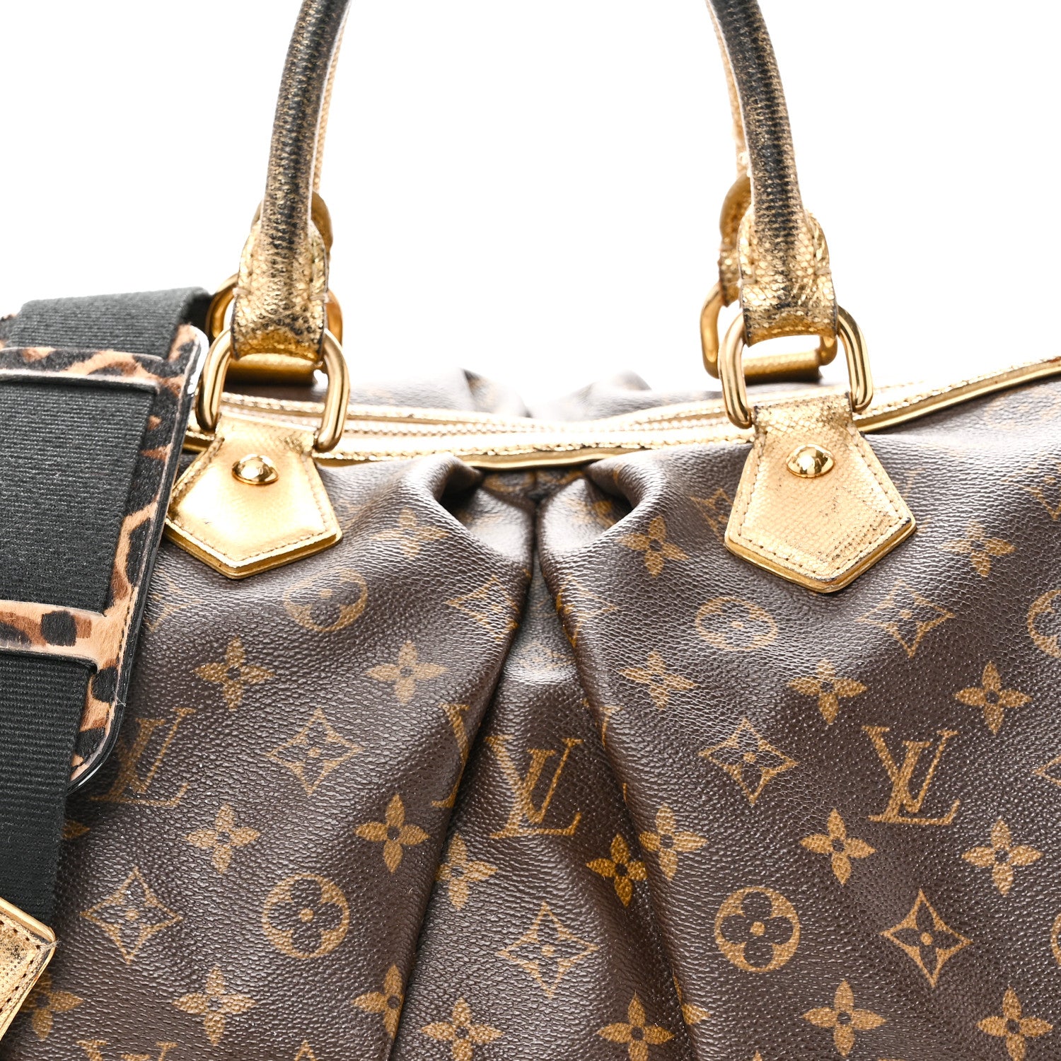 Louis Vuitton Monogram Leopard Stephen Bag 7 of 11