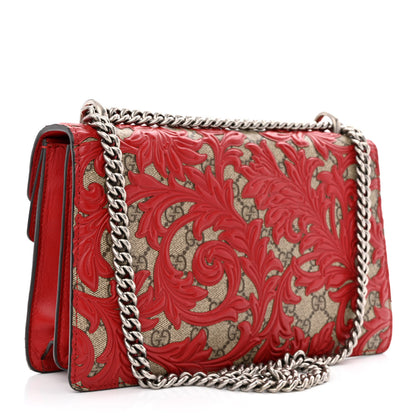 Gucci GG Supreme Monogram Arabesque Small Dionysus Shoulder Bag Hibiscus Red 3 of 10