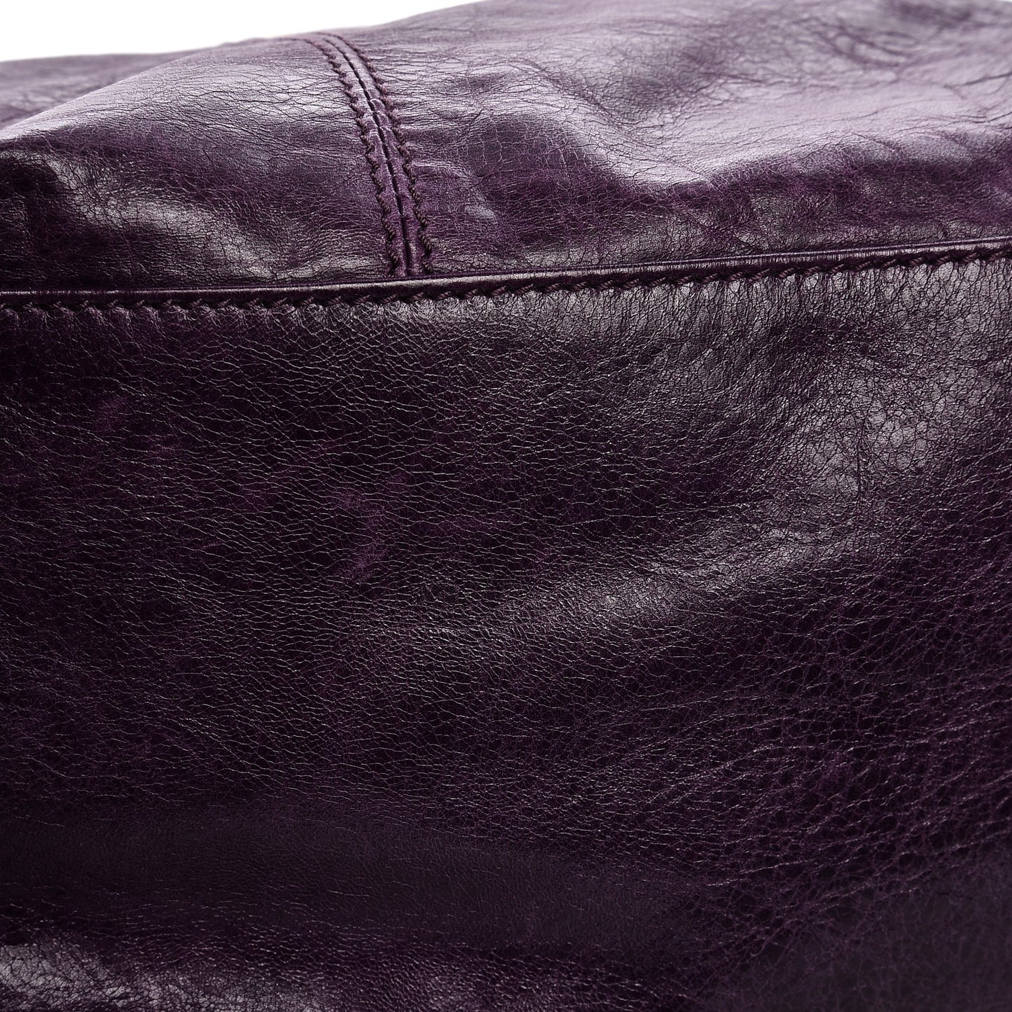 Agneau Giant 21 Silver Hardware Part Time Raisin