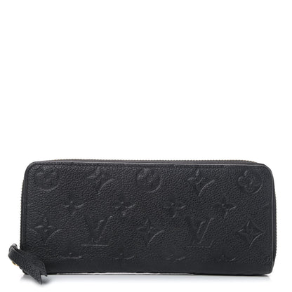 Louis Vuitton Empreinte Clemence Wallet Black 1 of 4