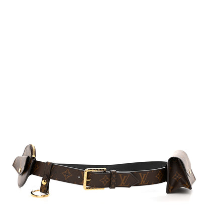 Louis Vuitton Monogram 30mm Daily Multi Pocket Belt 80 32 1 of 7