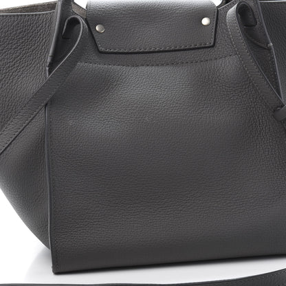Celine Supple Grained Calfskin Long Strap Small Big Bag Gray 10 of 12
