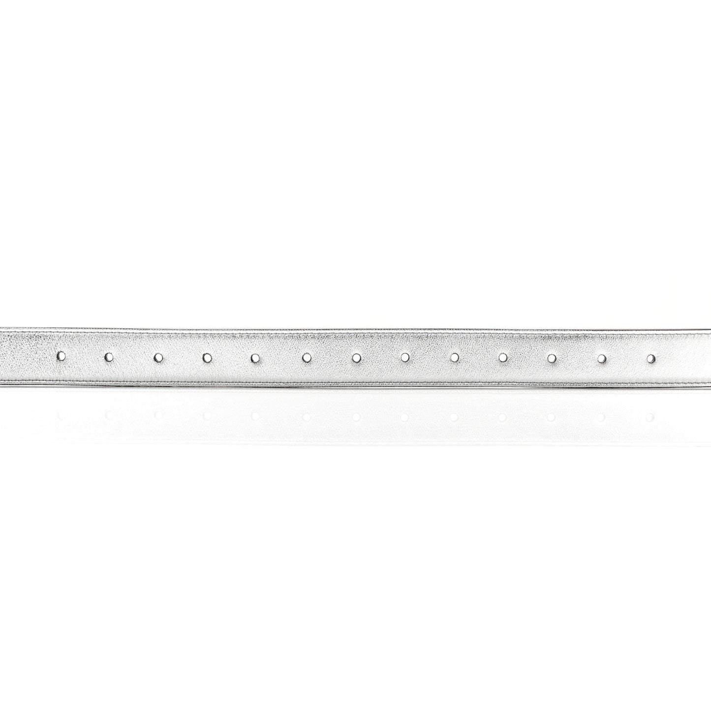 Vitello Catalan Mirror Multi Accessory Belt Argento