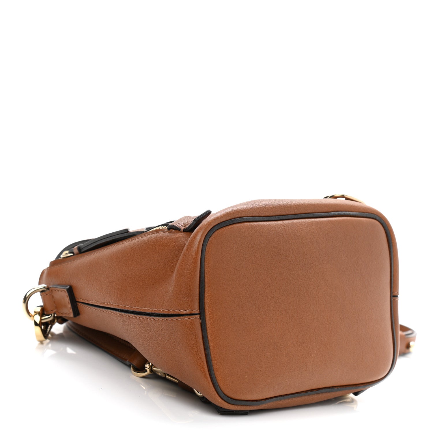 Chloe Suede Calfskin Mini Faye Backpack Tan 4 of 10