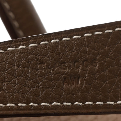 Hermes Taurillon Clemence Lindy 34 Etoupe 7 of 11