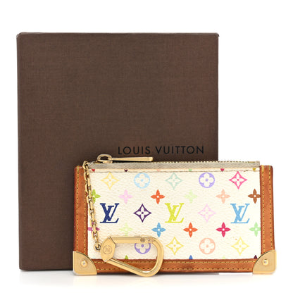 Louis Vuitton Monogram Multicolor Key Pouch White 12 of 12