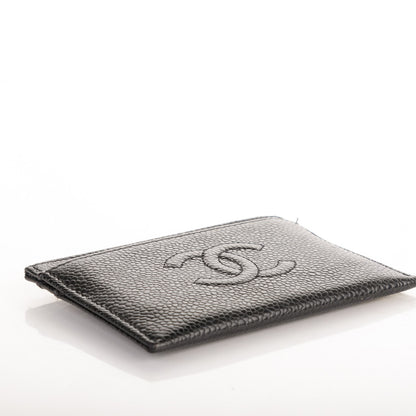 Chanel Caviar Timeless CC Card Holder Black 4 of 8
