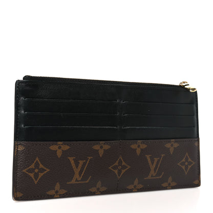 Louis Vuitton Monogram Slim Purse Black 3 of 9