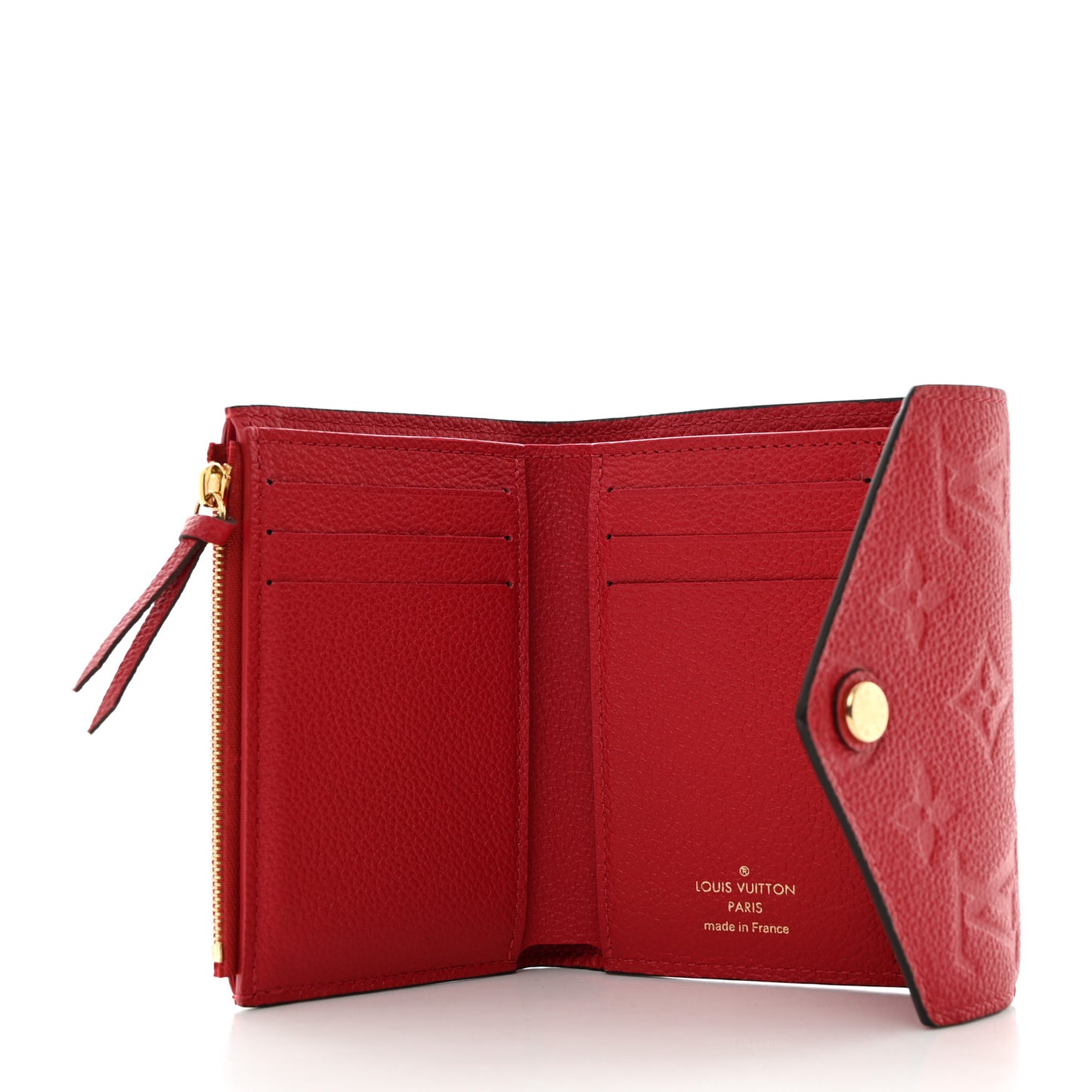 Empreinte Victorine Wallet Scarlet