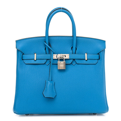 Hermes Togo Birkin 25 Bleu Zanzibar 1 of 11