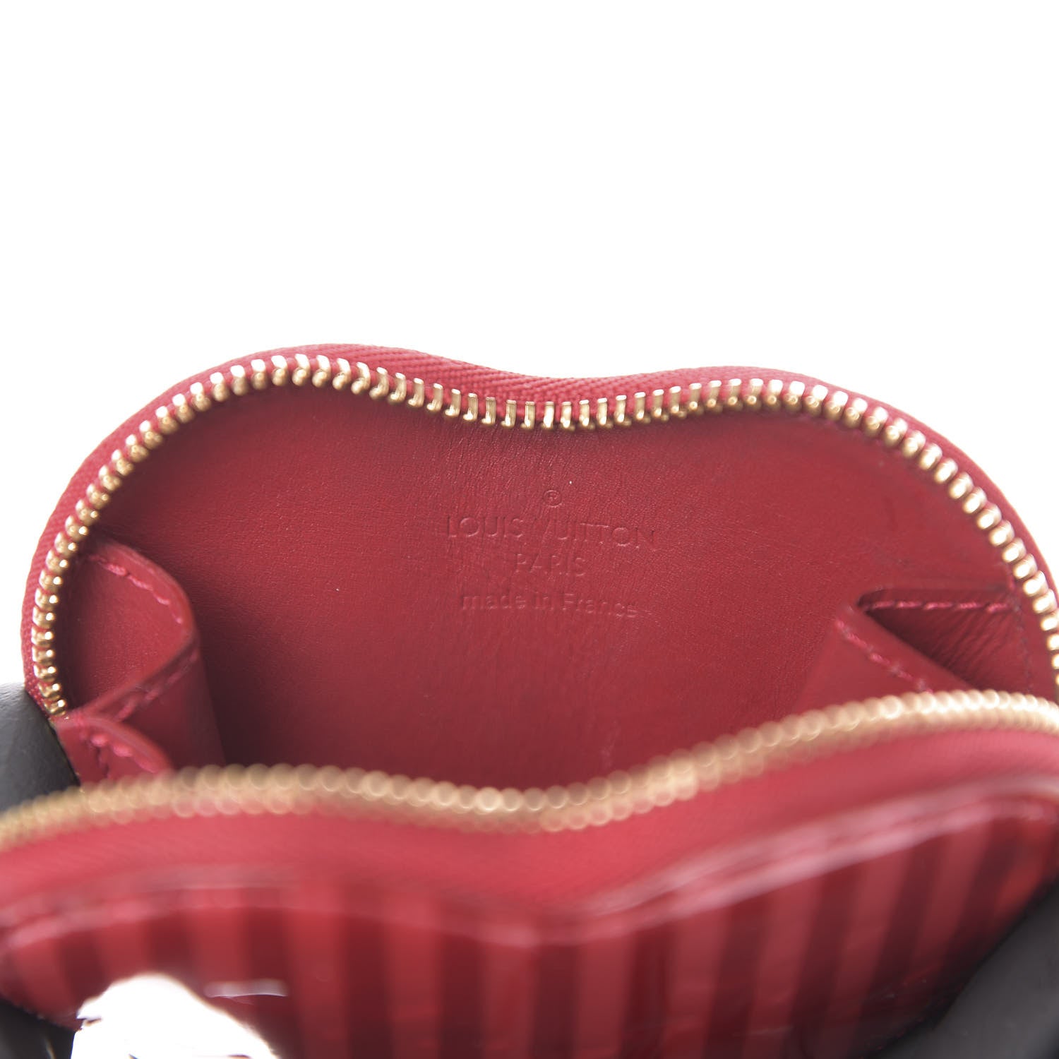Louis Vuitton Vernis Rayures Coeur Heart Coin Purse Pomme D'Amour 11 of 12