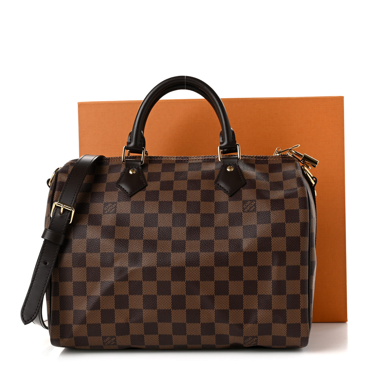 Damier Ebene Speedy Bandouliere 30