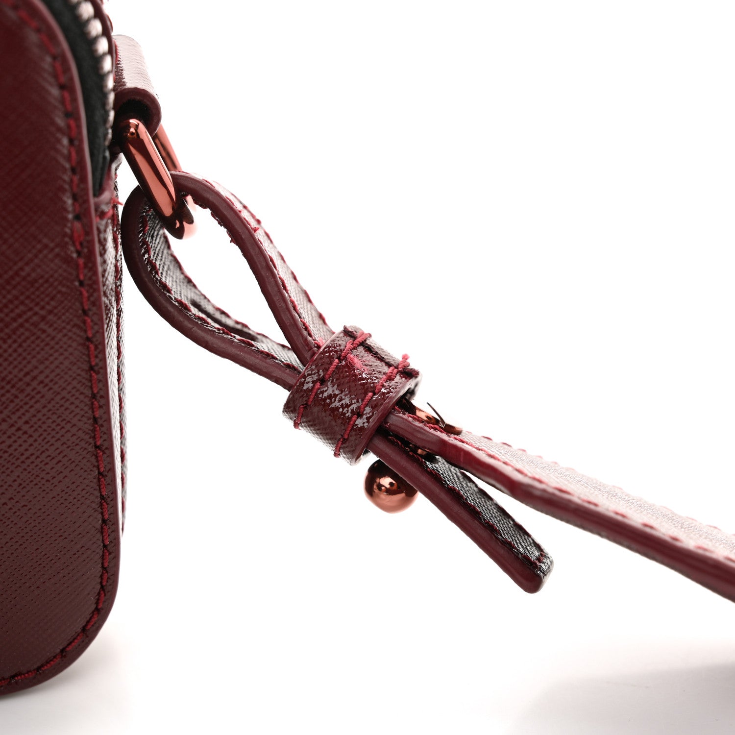 Marc Jacobs Saffiano Snapshot Camera Bag Burgundy 12 of 13