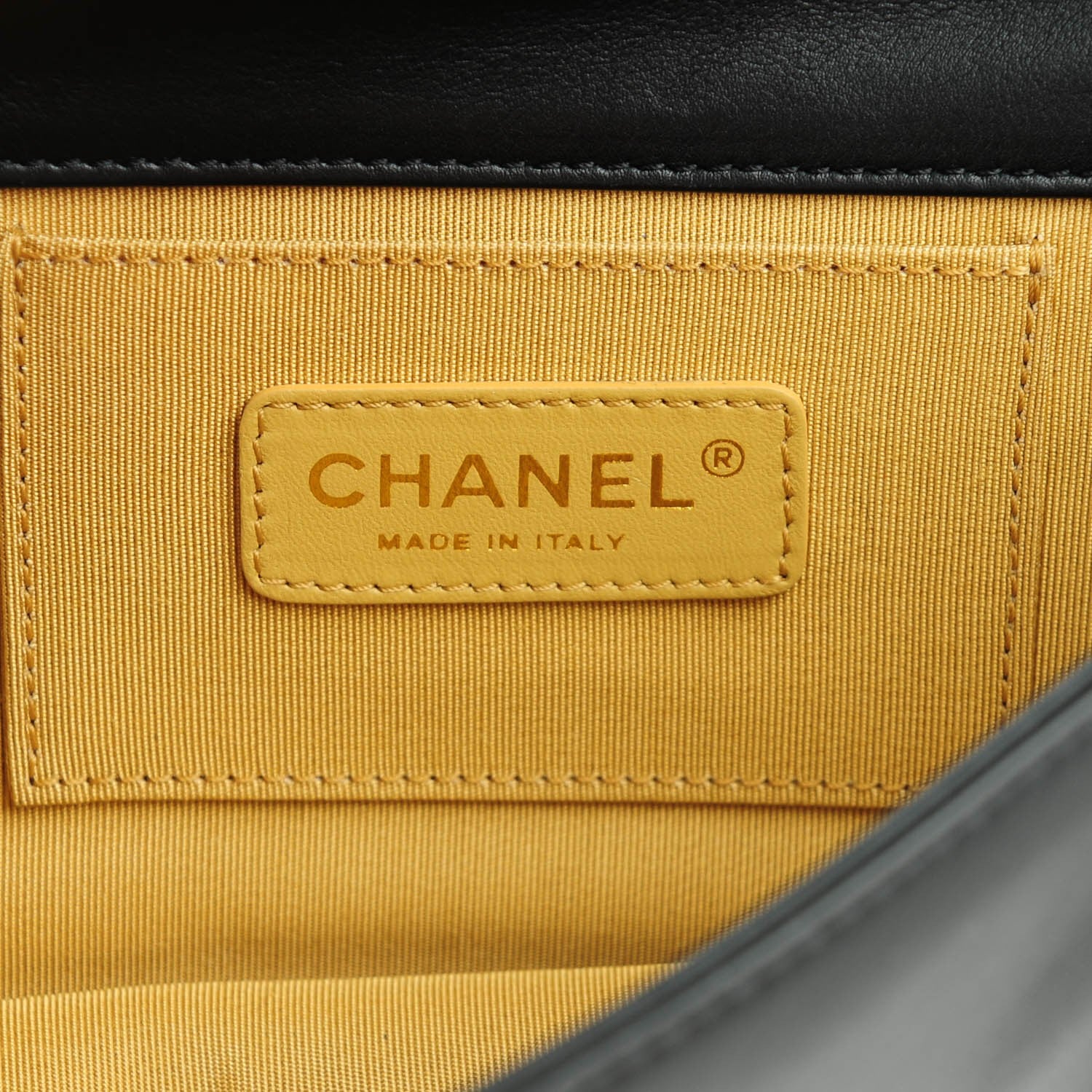 Chanel Lambskin and Plexiglass Seamless Greek Boy Brick Flap Black 6 of 7