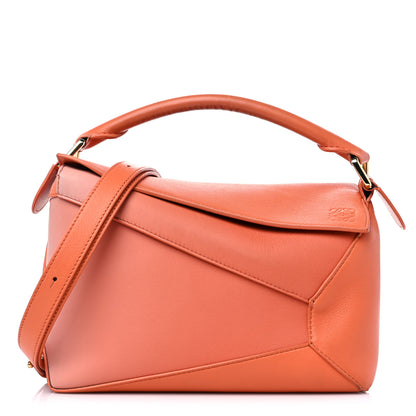Loewe Calfskin Paula's Ibiza Degrade Mini Puzzle Bag Orange 1 of 14