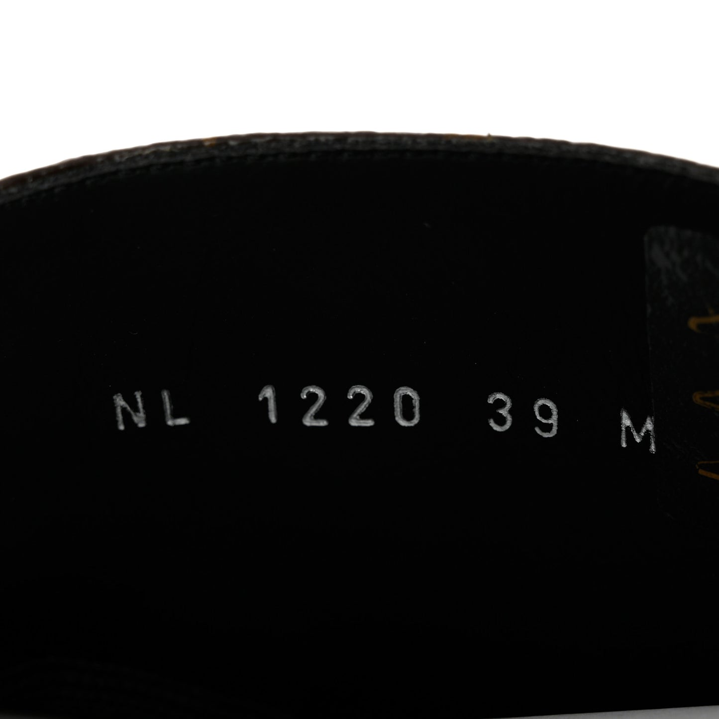 Calfskin Monogram Wonderland Flat Ranger Boots 39 Black