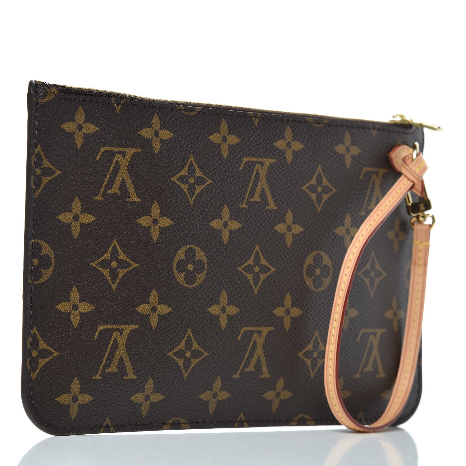 Louis Vuitton Monogram Neverfull MM GM Pochette Fuchsia 3 of 8