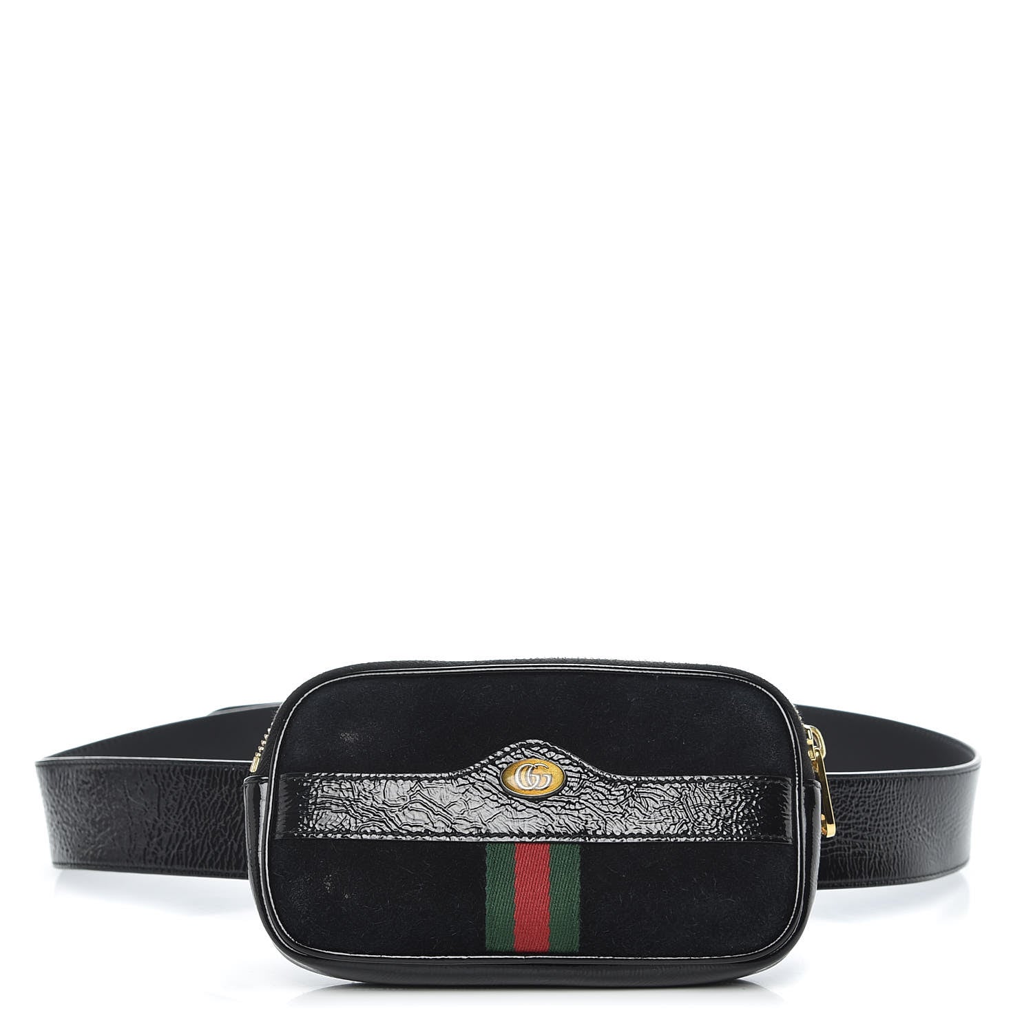 Gucci Suede Patent Ophidia Belted iPhone Case 95 38 Black 1 of 13