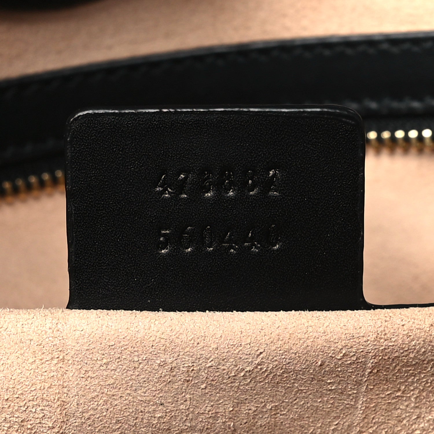 Gucci Soft GG Supreme Monogram Bees Small Crossbody Tote Beige Oro Black 6 of 9