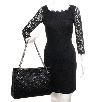 Chanel Aged Calfskin Reissue 2.55 Tote Black 2 of 7