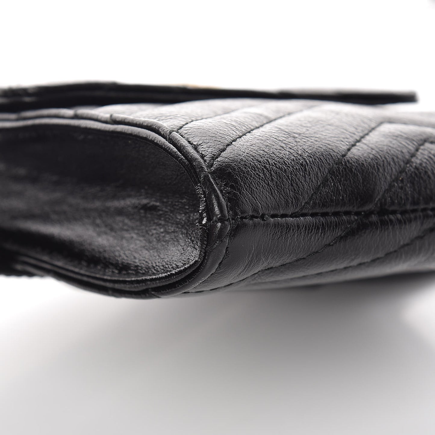 Calfskin Matelasse GG Marmont 2.0 Multi Belt Bag 85 34 Black