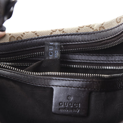 Gucci Monogram Medium GG Twins Hobo Black 6 of 9