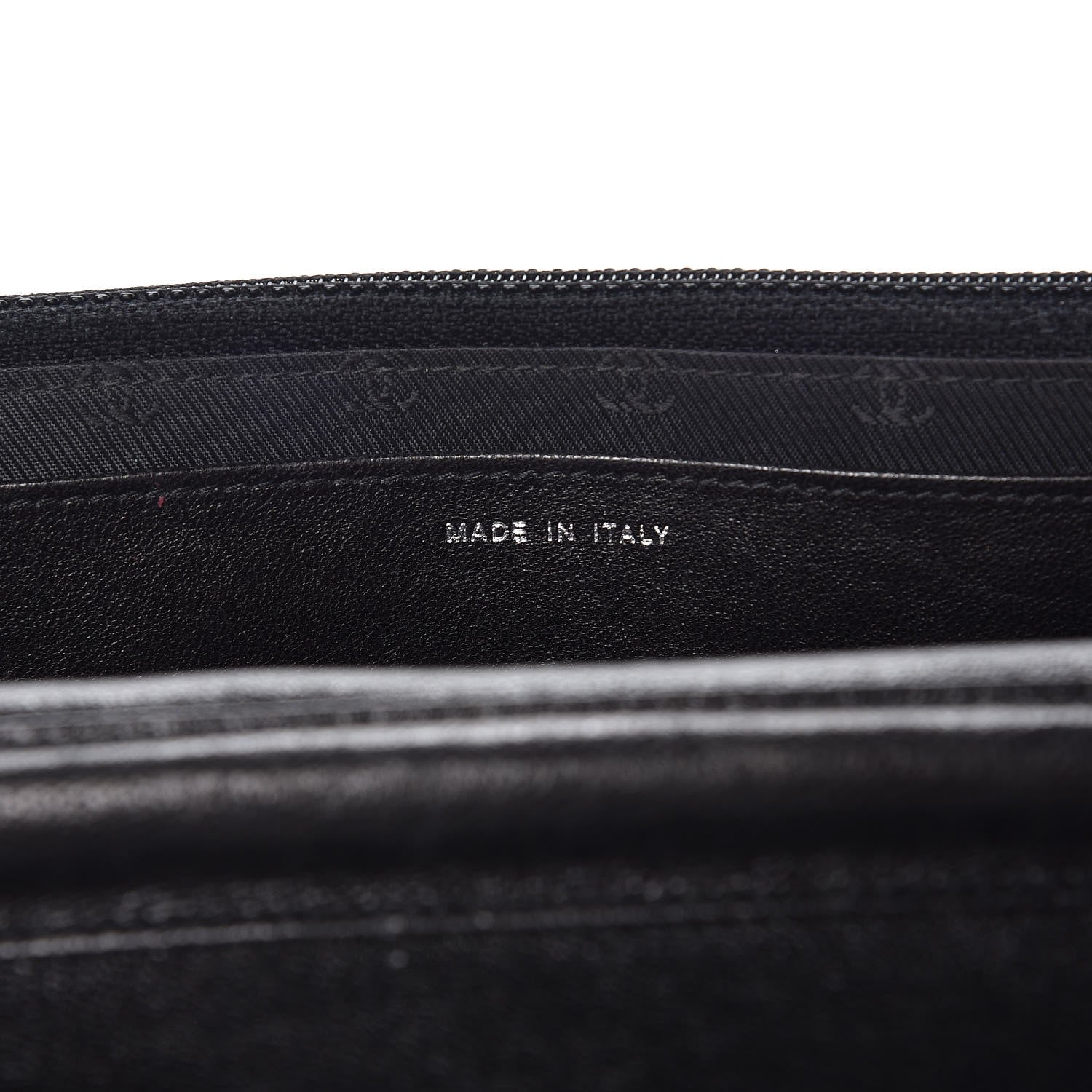 Chanel Goatskin Wallet on Chain WOC Black 7 of 15