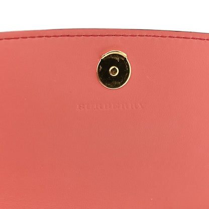 Burberry Grainy Calfskin House Check Henley Wallet On Chain Cinnamon Red 6 of 9