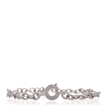 Bulgari 18K White Gold Link Bracelet 3 of 6