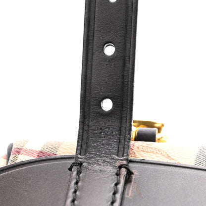 Burberry Calfskin Haymarket Check Small Bridle Satchel Black 17 of 17