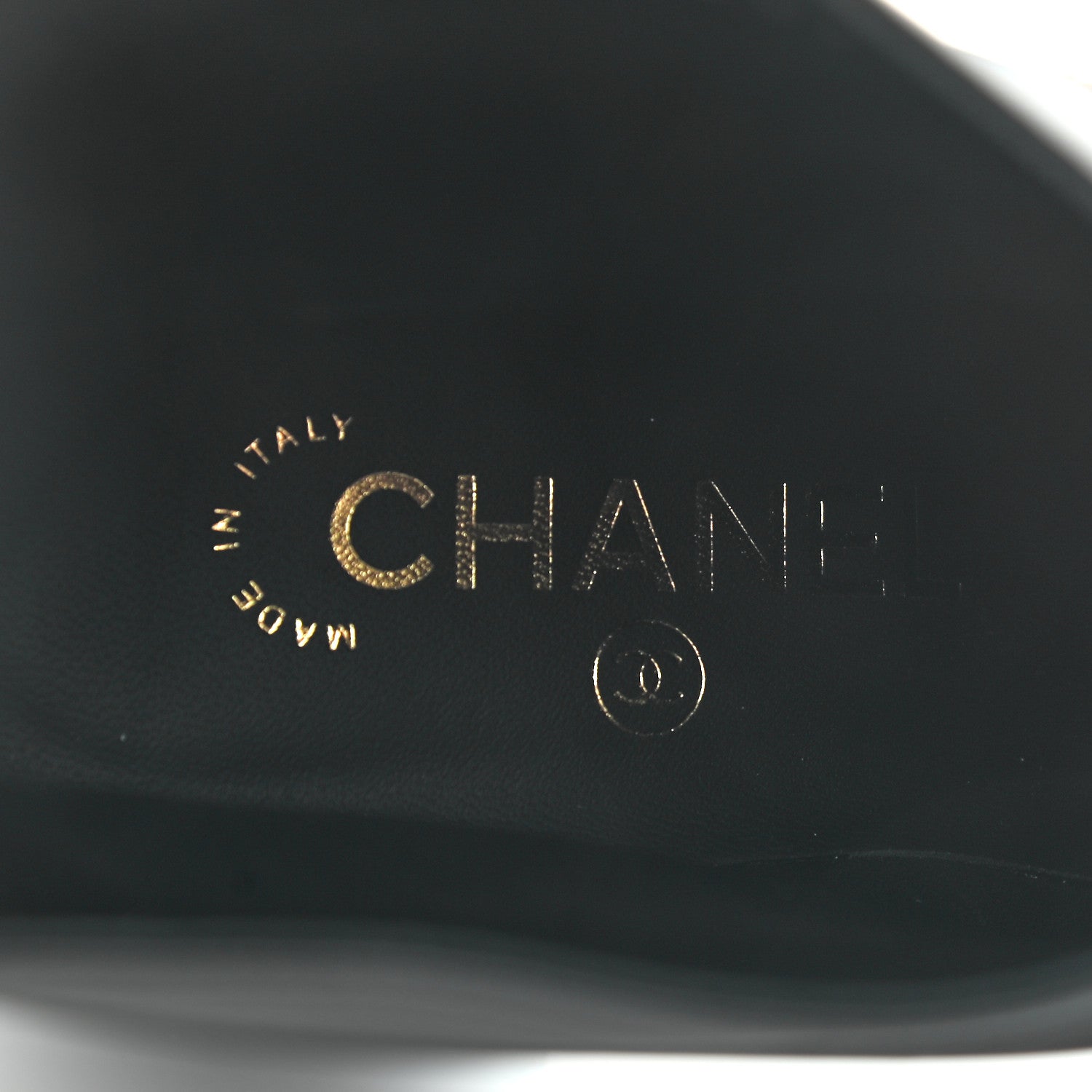 Chanel Lambskin Goatskin Cap Toe Boots 38 Black 7 of 9