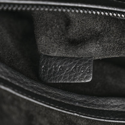 Celine Grained Calfskin Medium Phantom Luggage Black 7 of 11