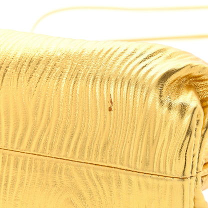 Bottega Veneta Metallic Bark Calfskin The Mini Pouch Gold 11 of 11