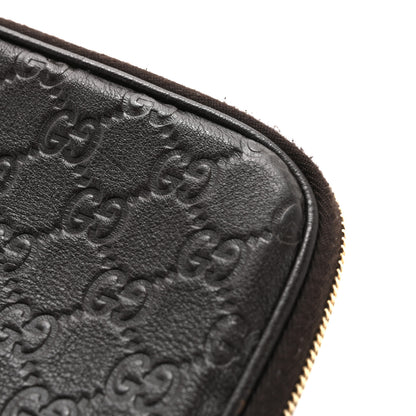 Gucci Guccissima Zip Around Laptop Case Dark Brown 11 of 13