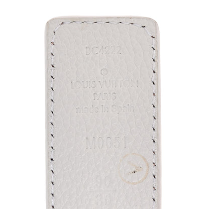 Louis Vuitton Taurillon Calfskin Monogram 30mm LV Initiales Reversible Belt 90 36 Rose Ballerine Ivory 9 of 9
